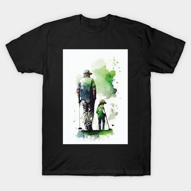 Tee Time with Dad T-Shirt by Legendary T-Shirts